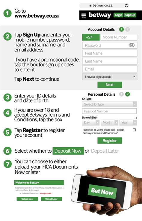 How to register a Betway account 